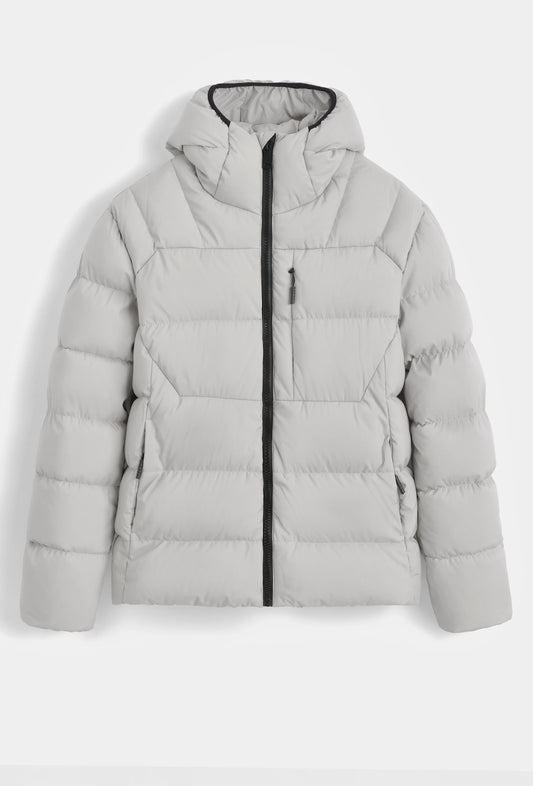 Chaqueta corta lisa Gris