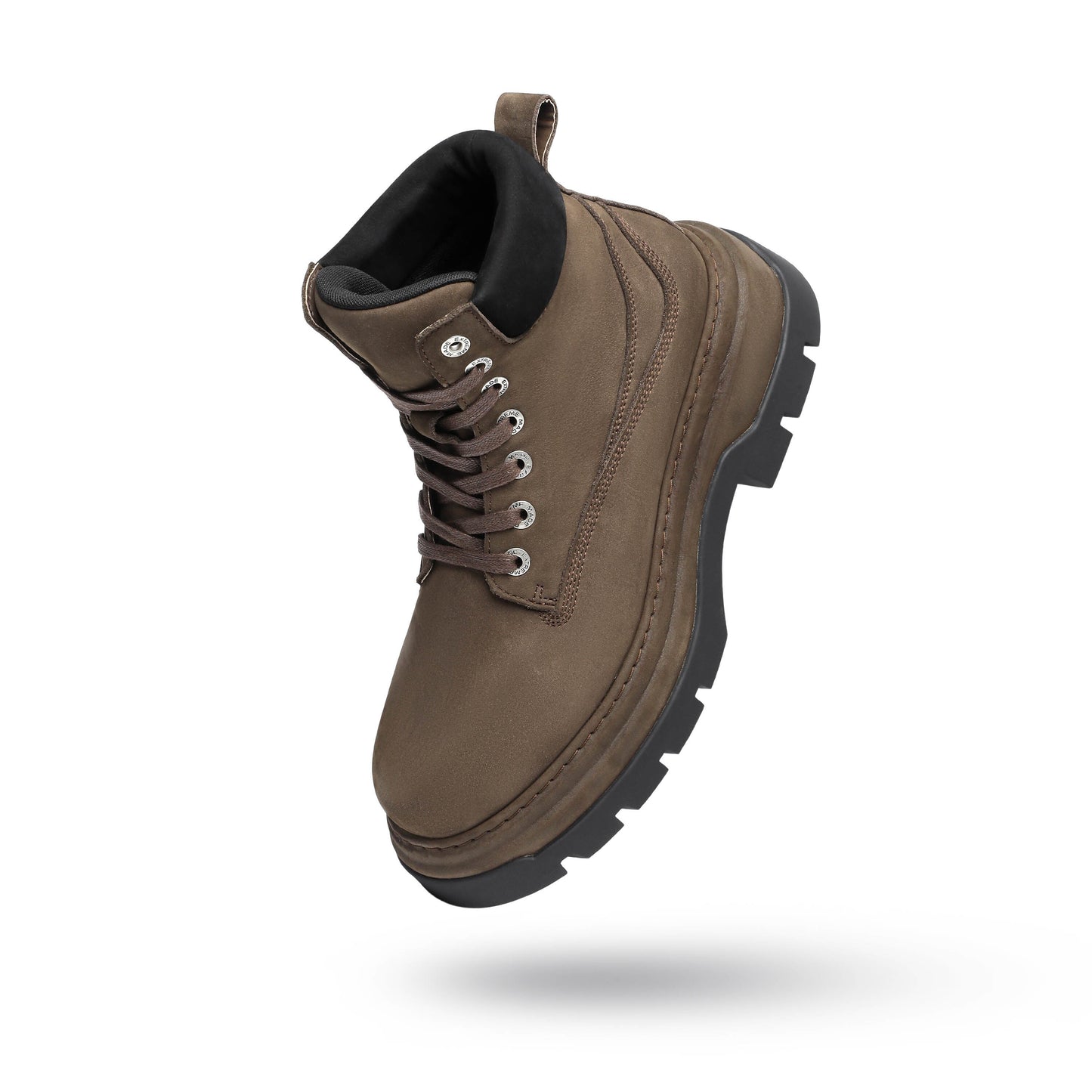 Botas clásicas de cuero con cordones