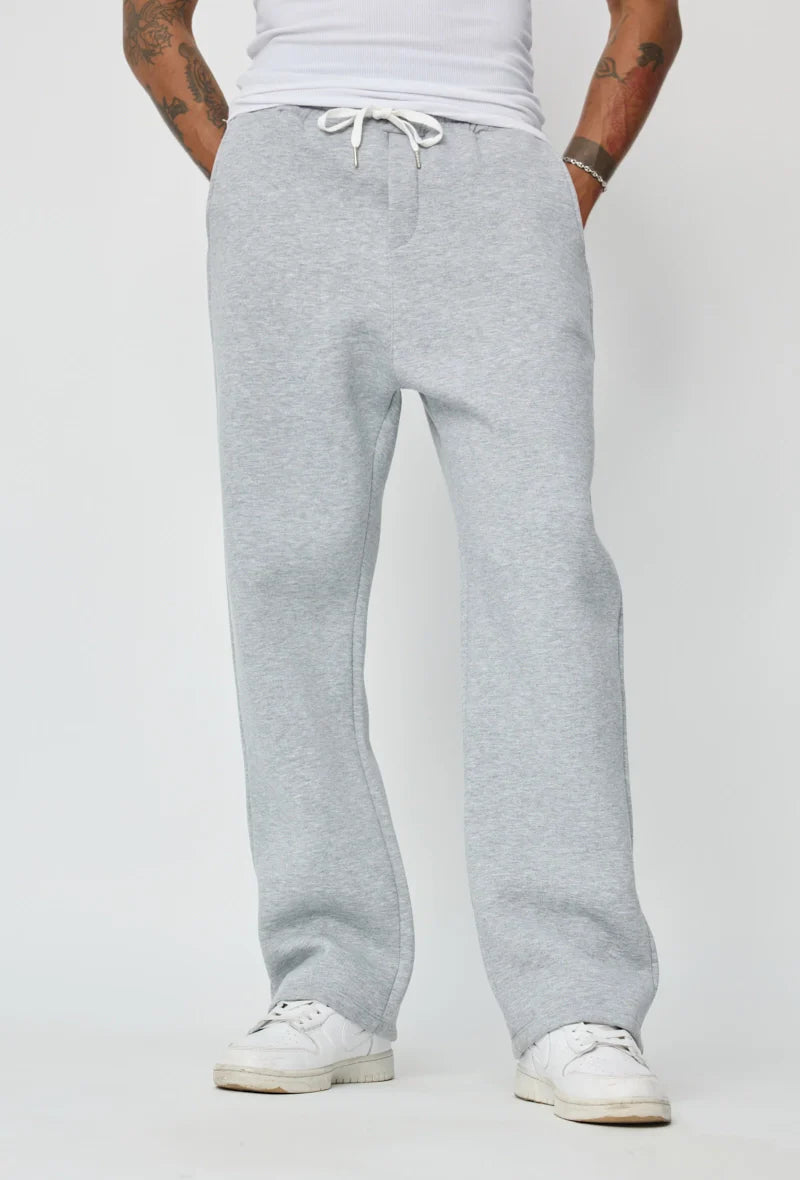 Pantalones de chándal lisos Gris