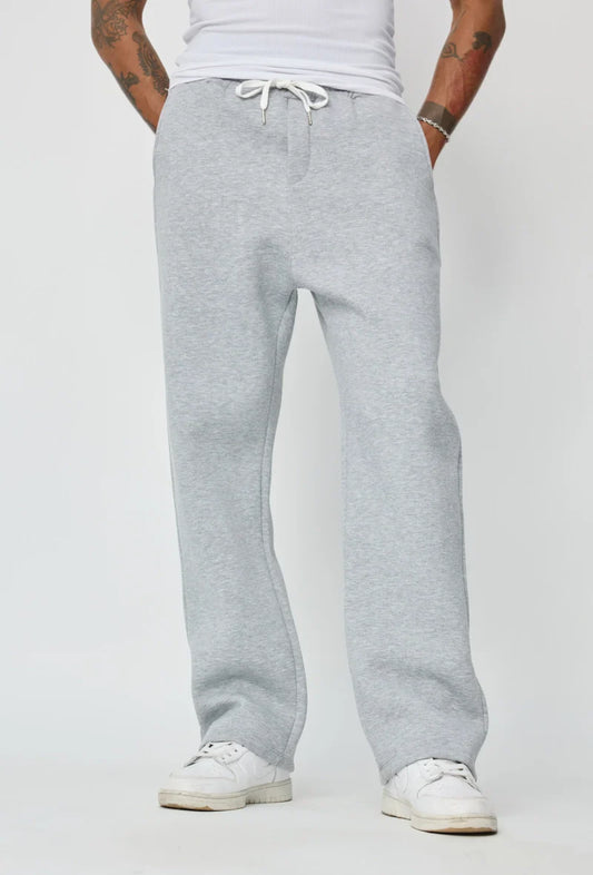 Pantalones de chándal lisos Gris