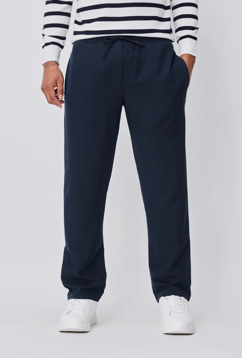 Pantalones lisos Azul marino