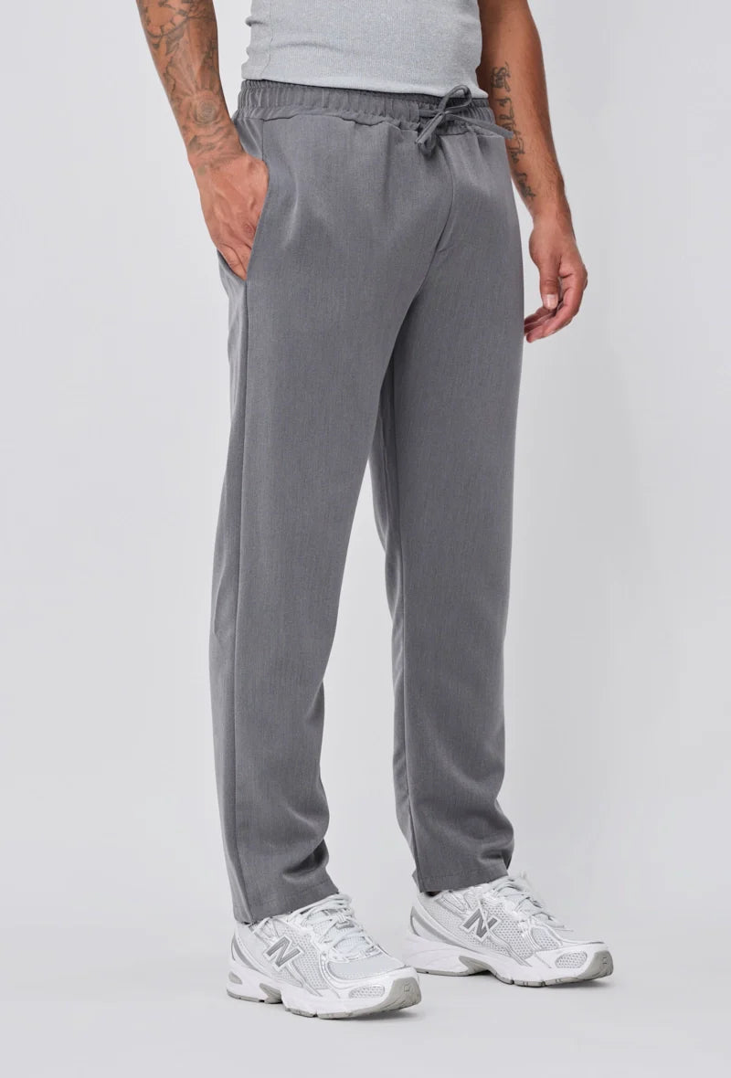 Pantalones lisos Gris