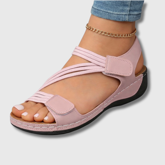 Noreli – Correa ajustable, sandalias Rosa