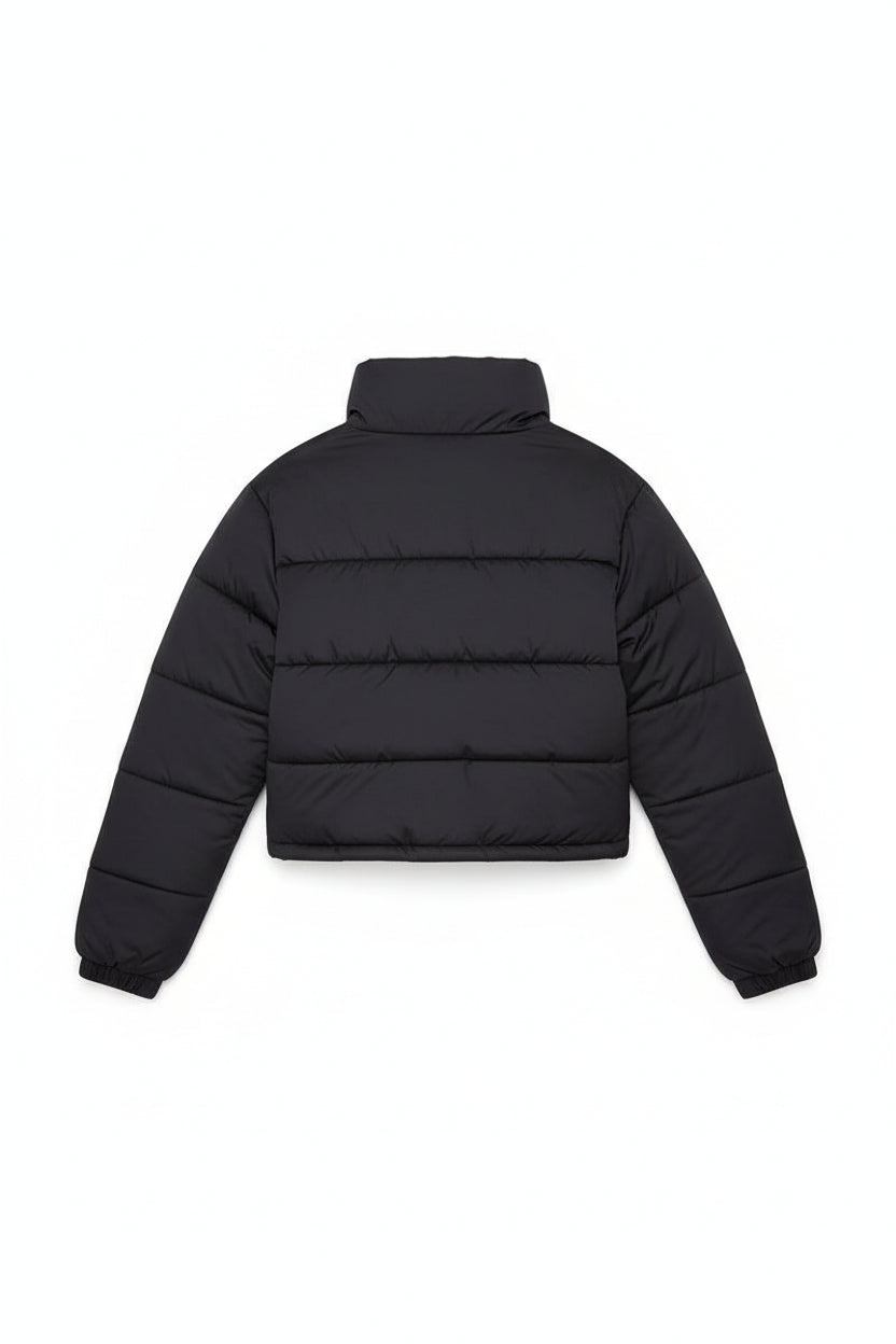 Chaqueta acolchada corta negra