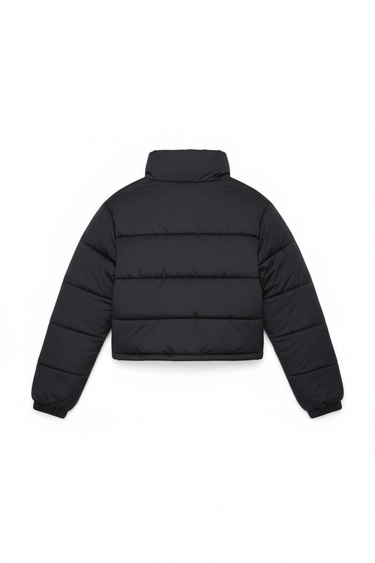 Chaqueta acolchada corta negra