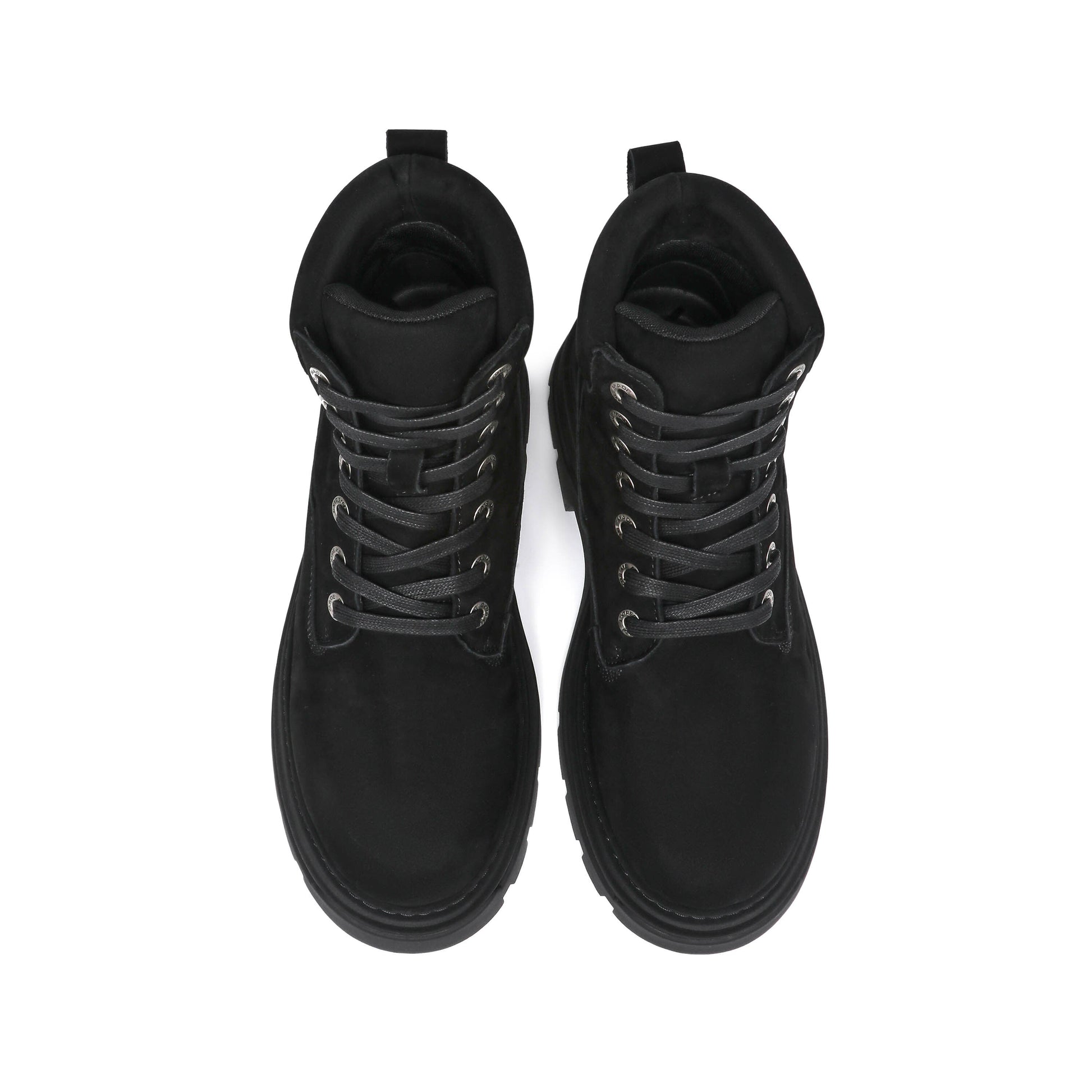 Botas clásicas de cuero con cordones