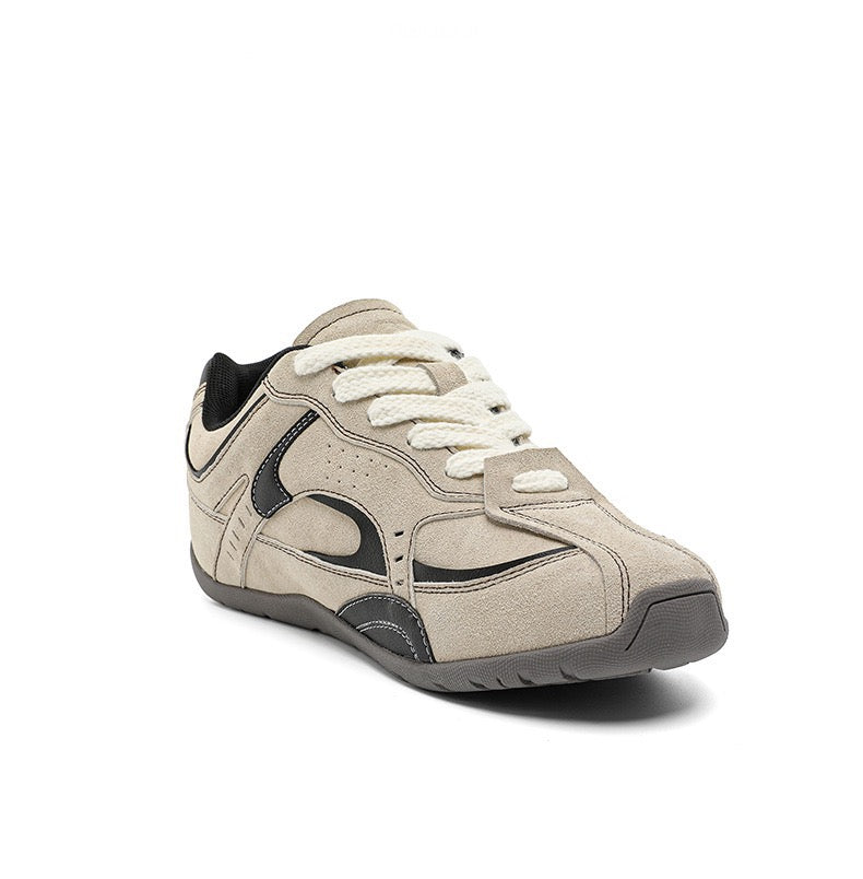 Zapatos planos versátiles de ante Gris