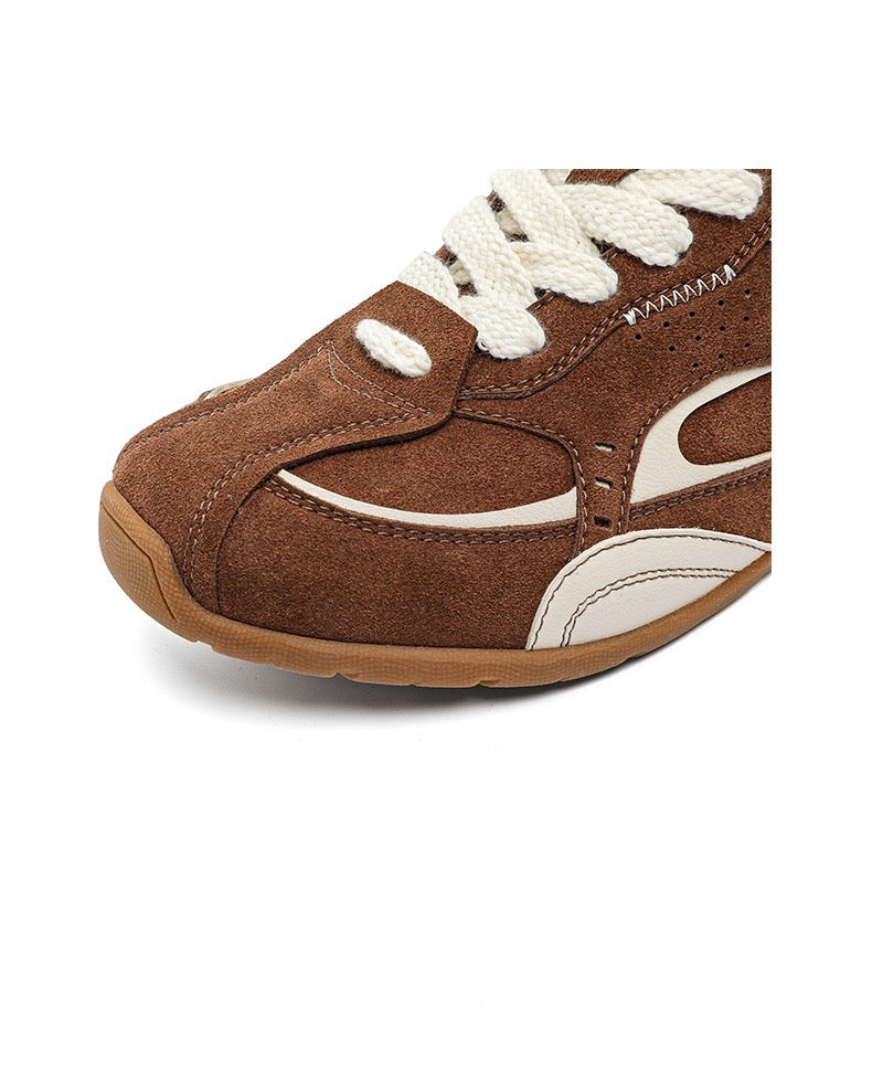 Zapatos planos versátiles de ante