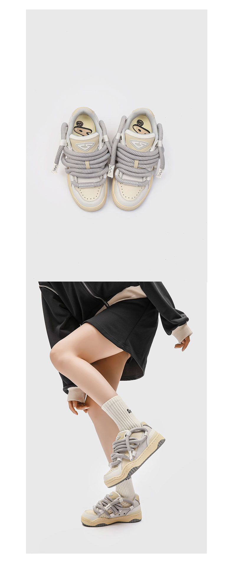 Zapatos retro de moda al estilo Harajuku