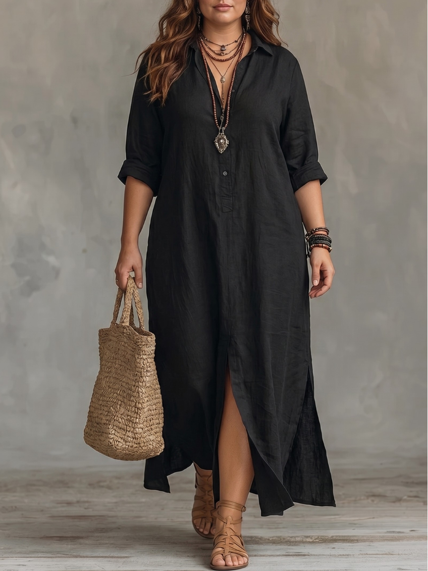 Nour Lopez | Elegante vestido largo de verano