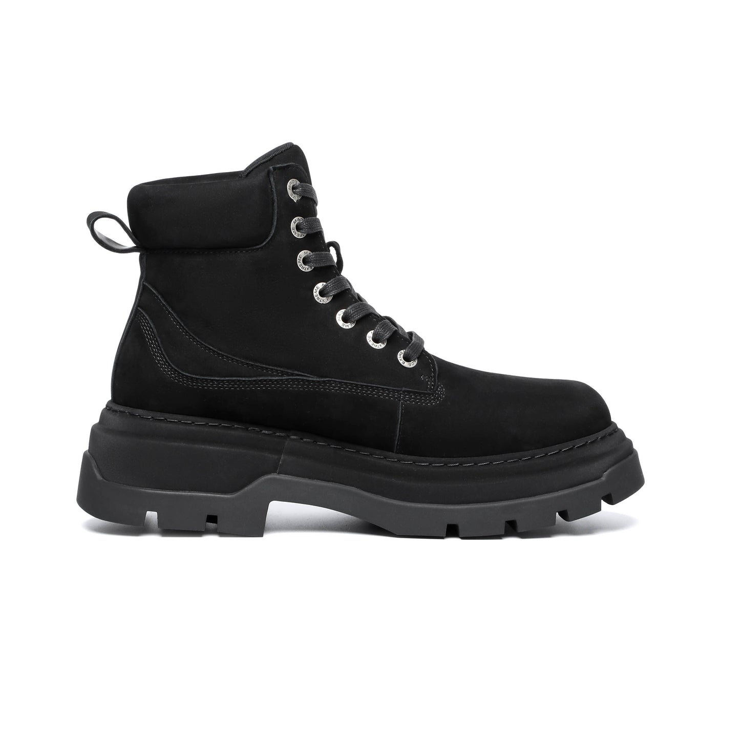 Botas clásicas de cuero con cordones