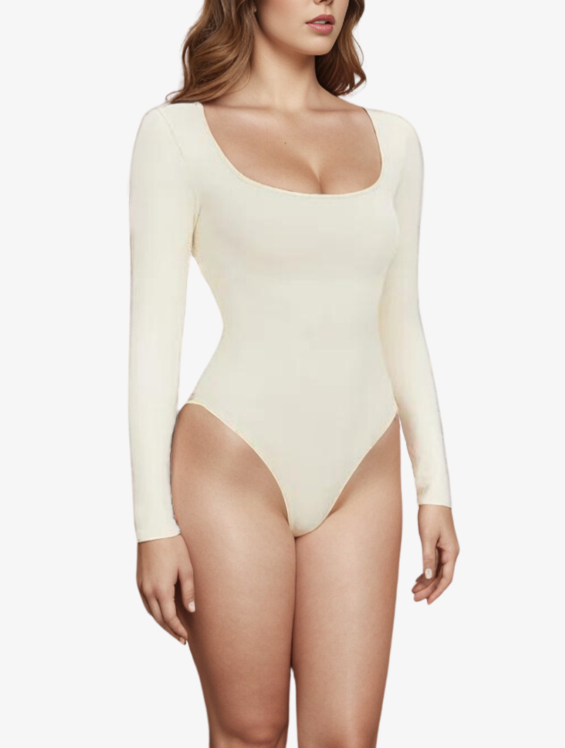 Body moldeador manga larga