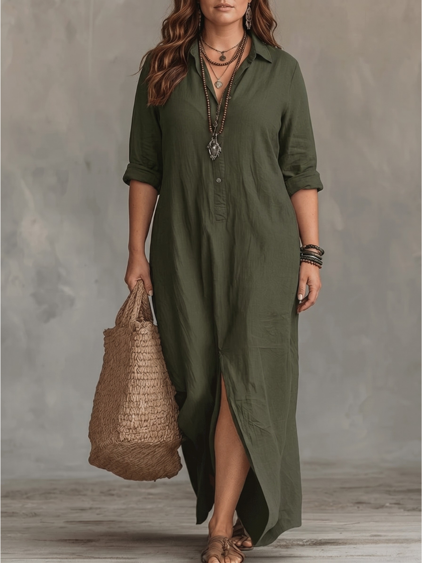 Nour Lopez | Elegante vestido largo de verano