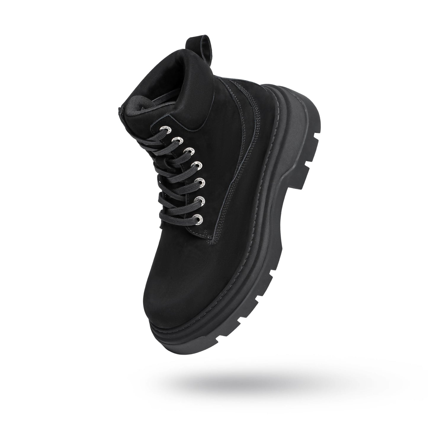 Botas clásicas de cuero con cordones