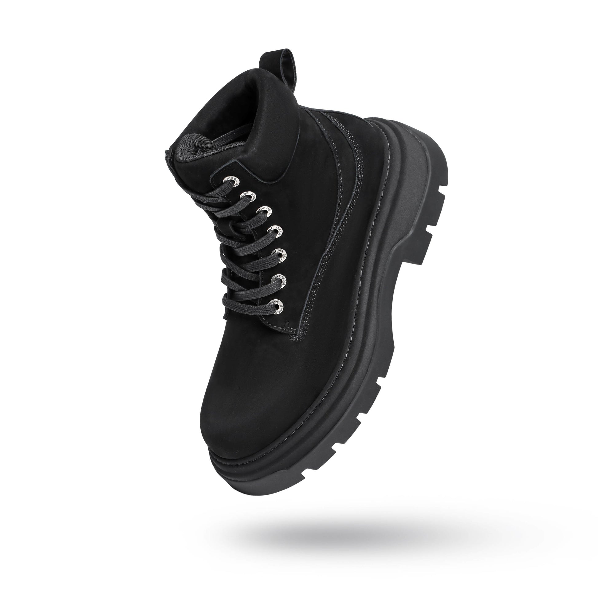 Botas clásicas de cuero con cordones