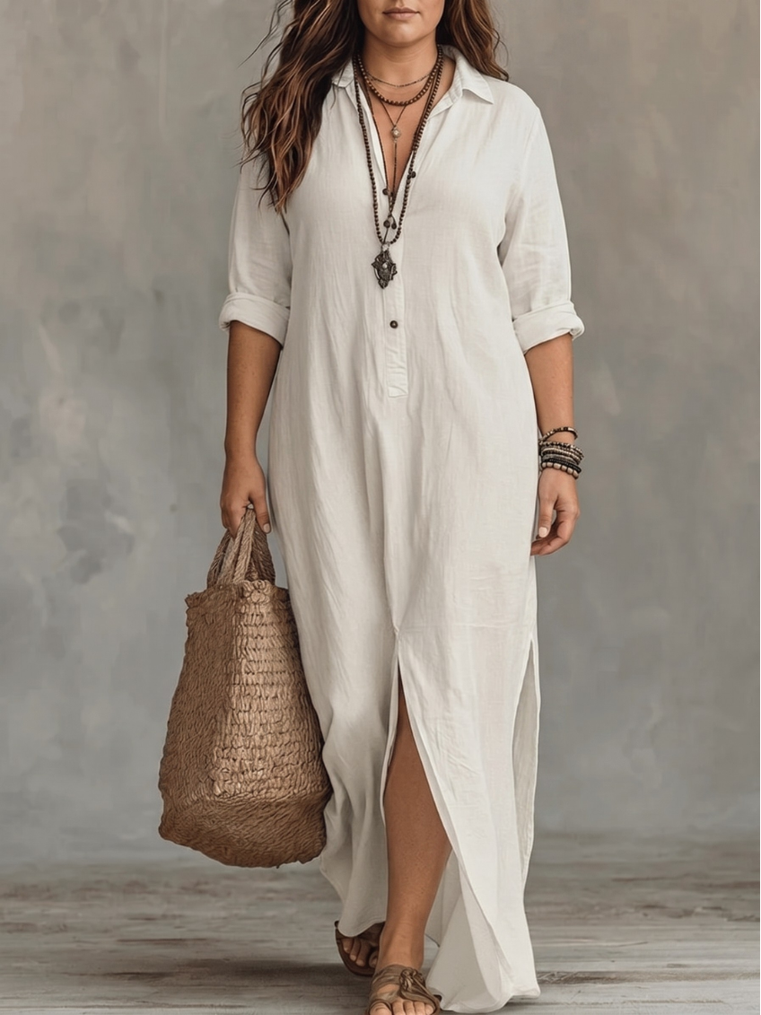 Nour Lopez | Elegante vestido largo de verano