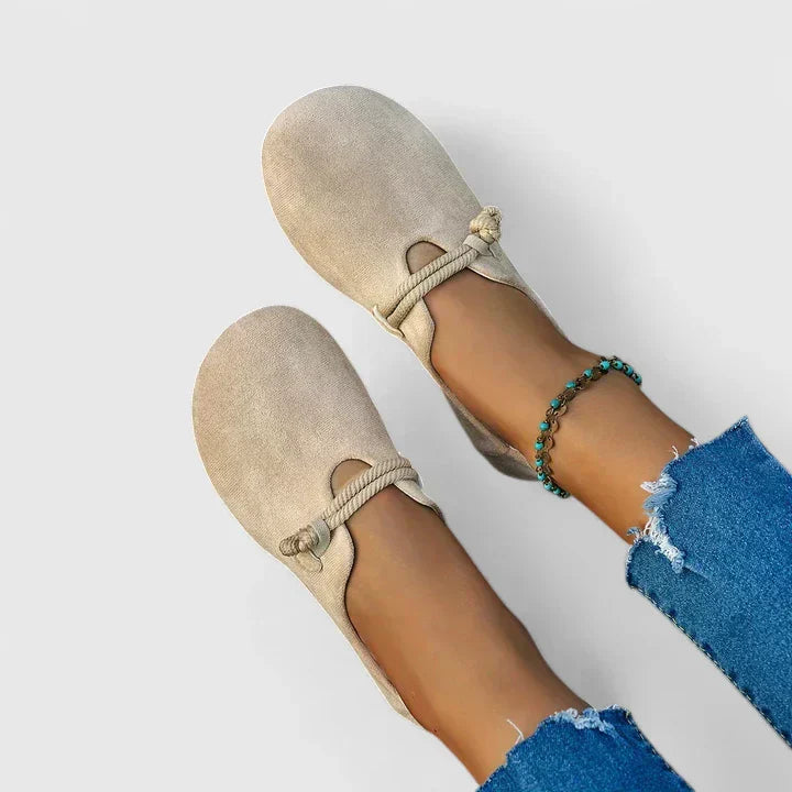 Tivara – Cosidos a mano con suela de goma, mocasines