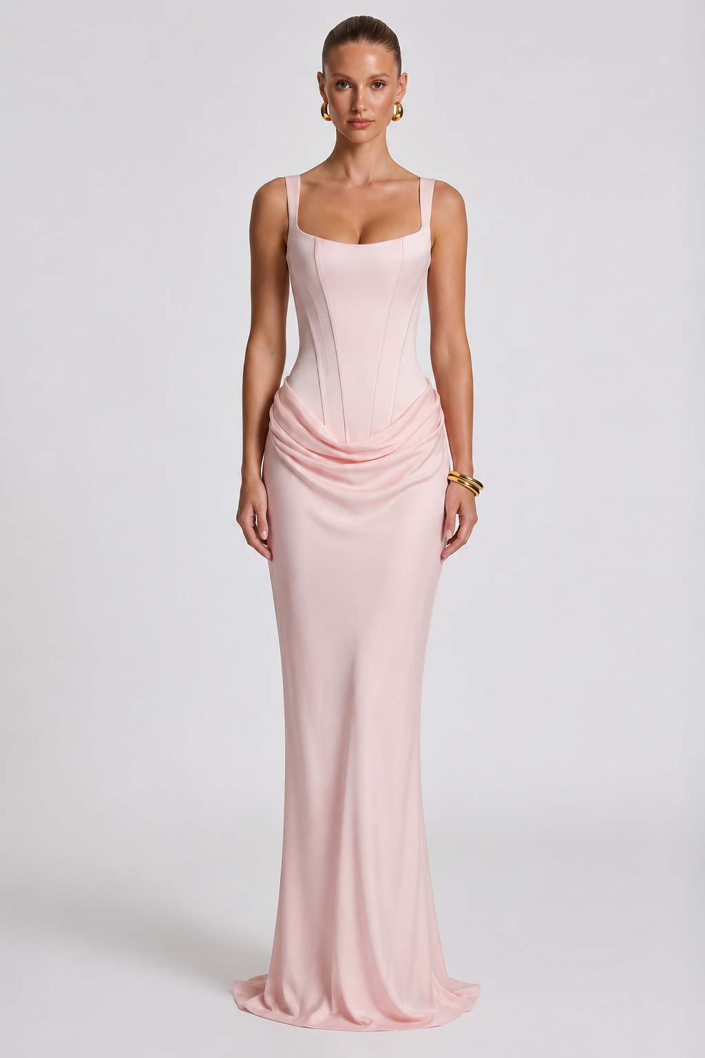 Rheva – Con corsé, vestido maxi