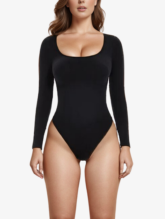 Body moldeador manga larga