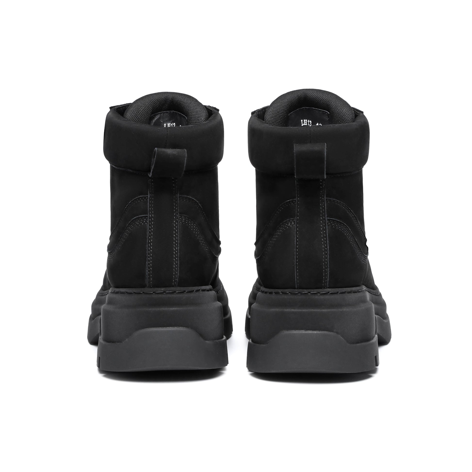 Botas clásicas de cuero con cordones