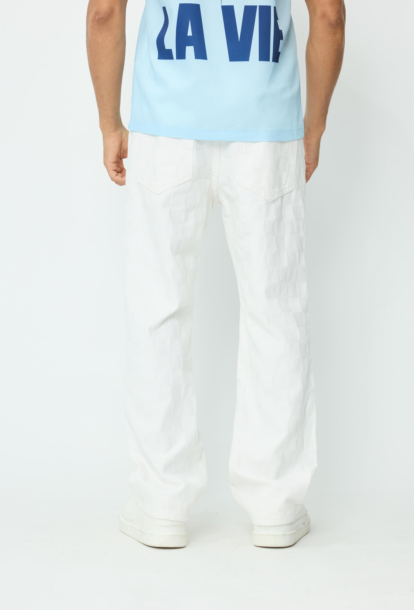 Pantalones vaqueros lisos Blanc