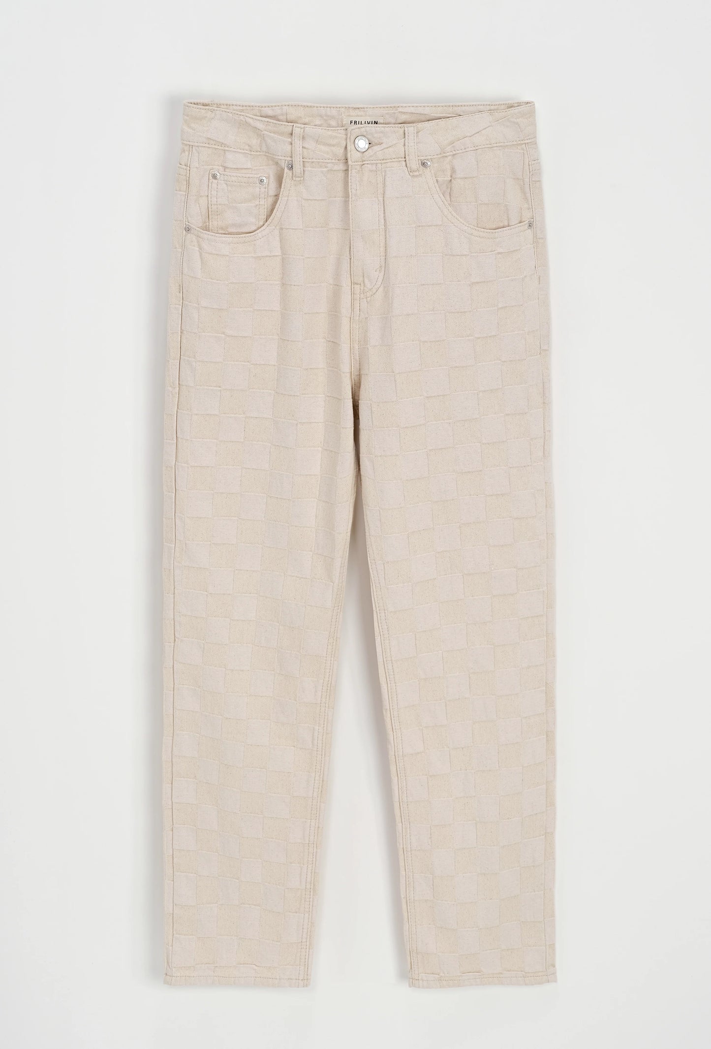 Pantalones vaqueros lisos Beige