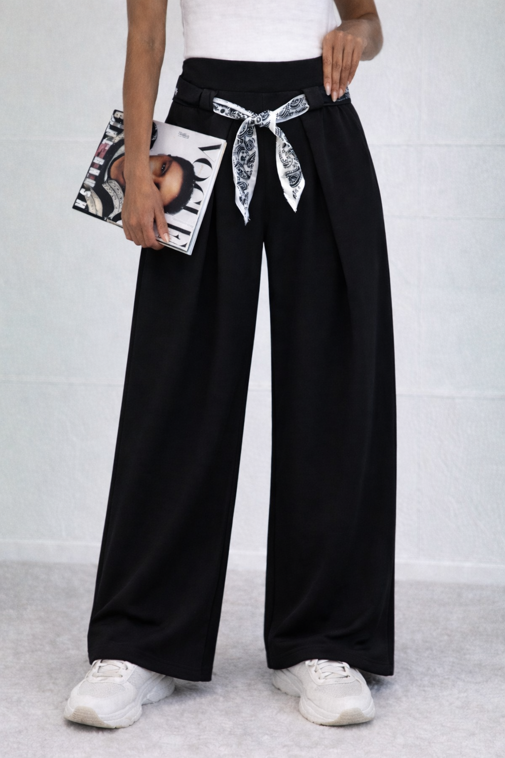 Pantalones globo Bandana Scuba Talla Única (38-46) Negro