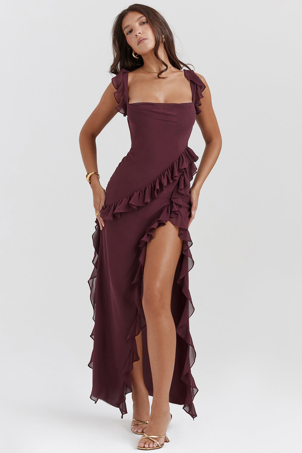 Vestido largo Nour López