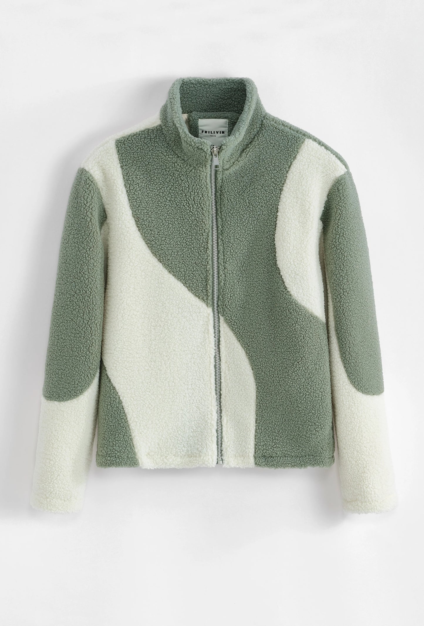 Chaqueta tipo peluche Verde