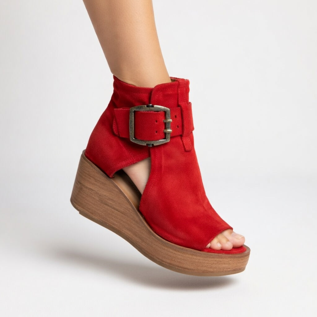 Mireli – Cuña abierta en botines de tobillo
