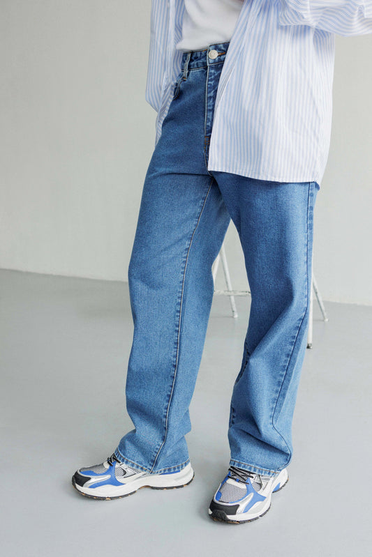 Pantalones vaqueros de corte recto 38