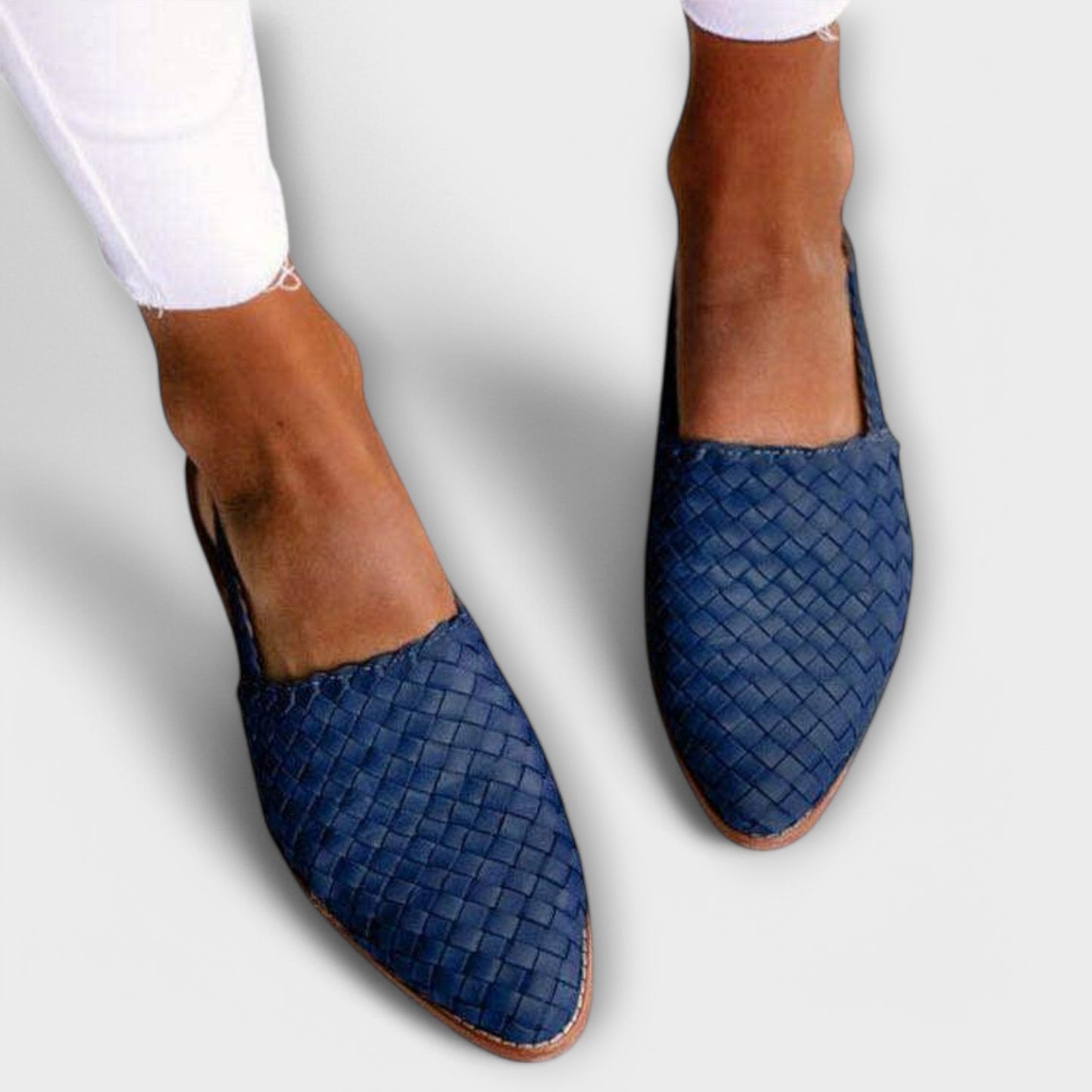 Nour Lopez | Mocasines de tiras entrelazadas