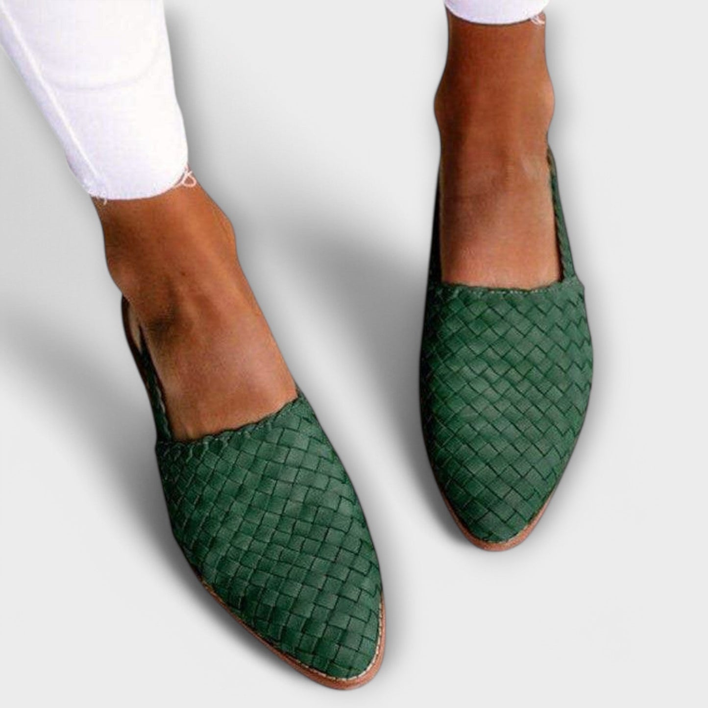 Nour Lopez | Mocasines de tiras entrelazadas