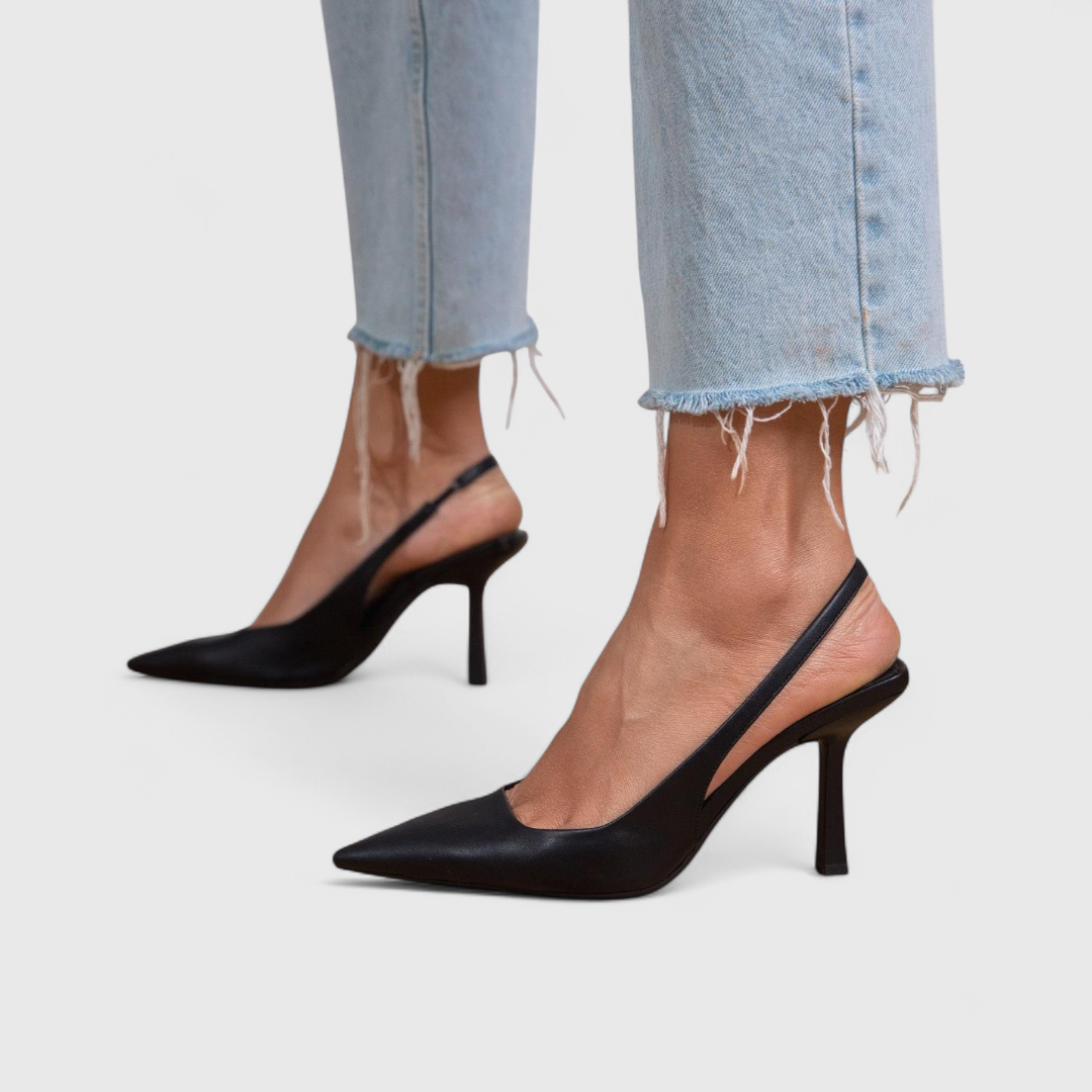 Kalira – Con correa, estampado de leopardo, tacones