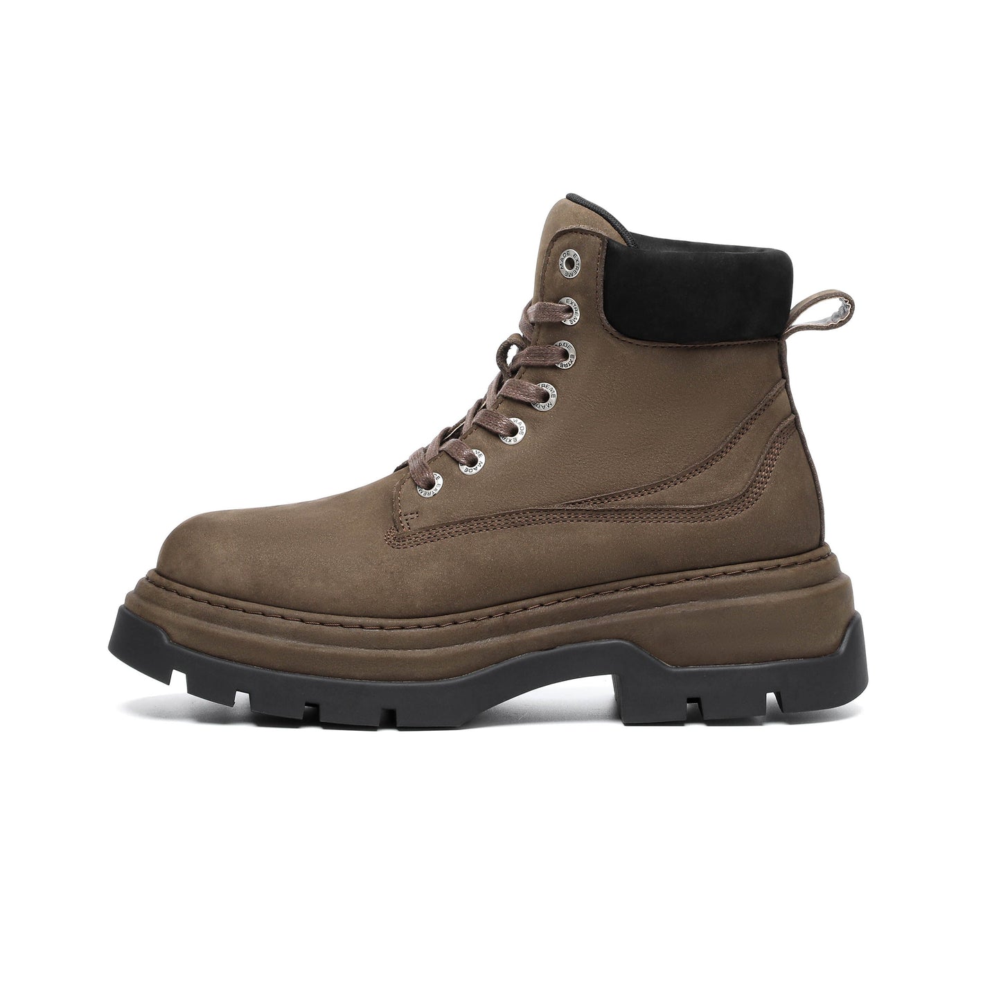 Botas clásicas de cuero con cordones