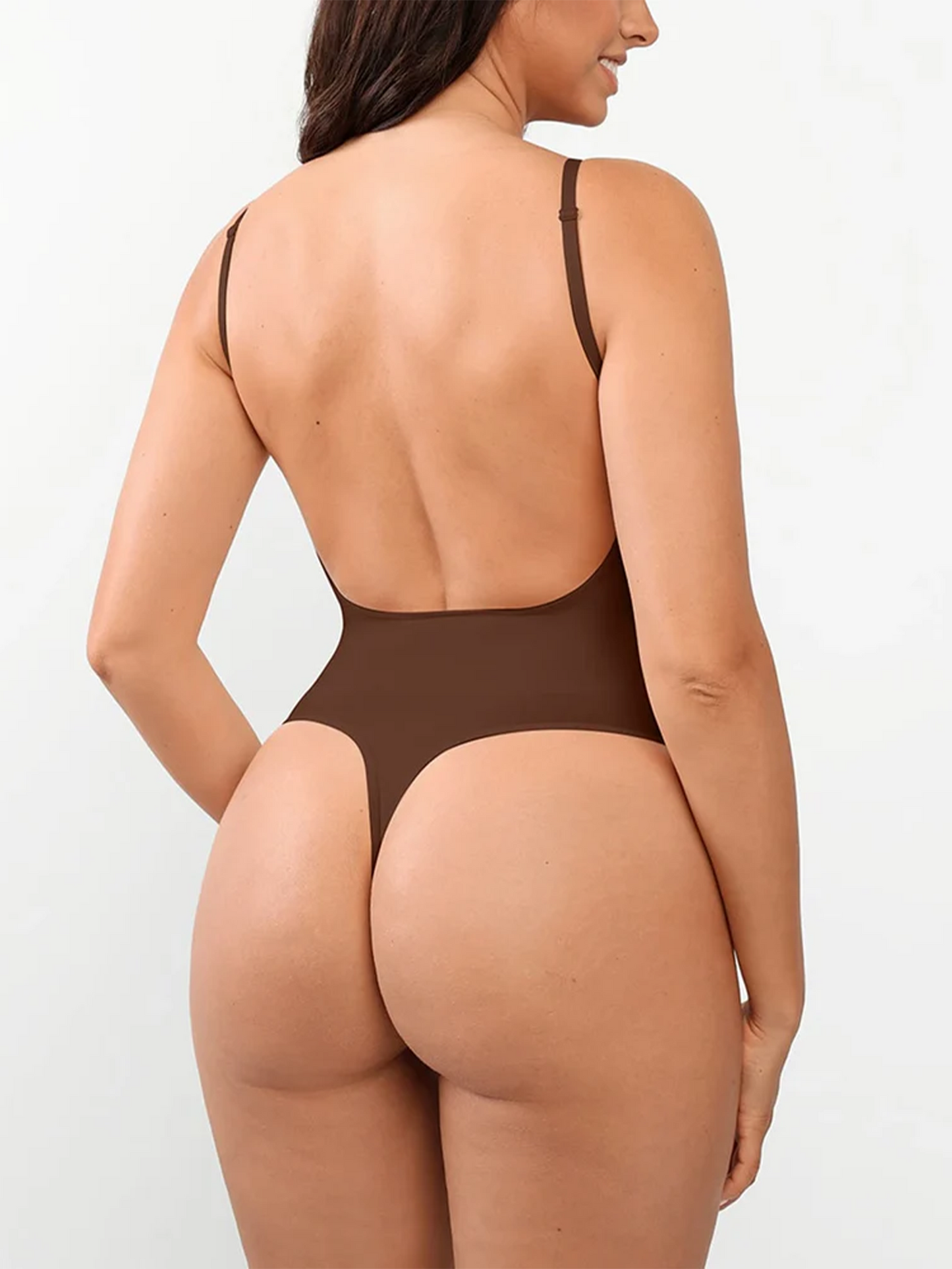Body moldeador y esculpidor con espalda descubierta