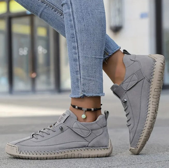 Zapatillas ortopédicas cómodas y que no causan dolor Gris