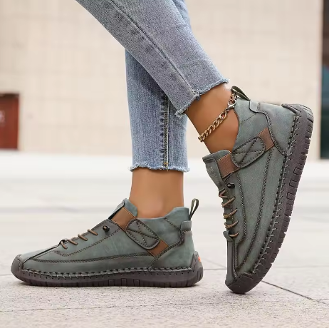 Zapatillas ortopédicas cómodas y que no causan dolor Verde