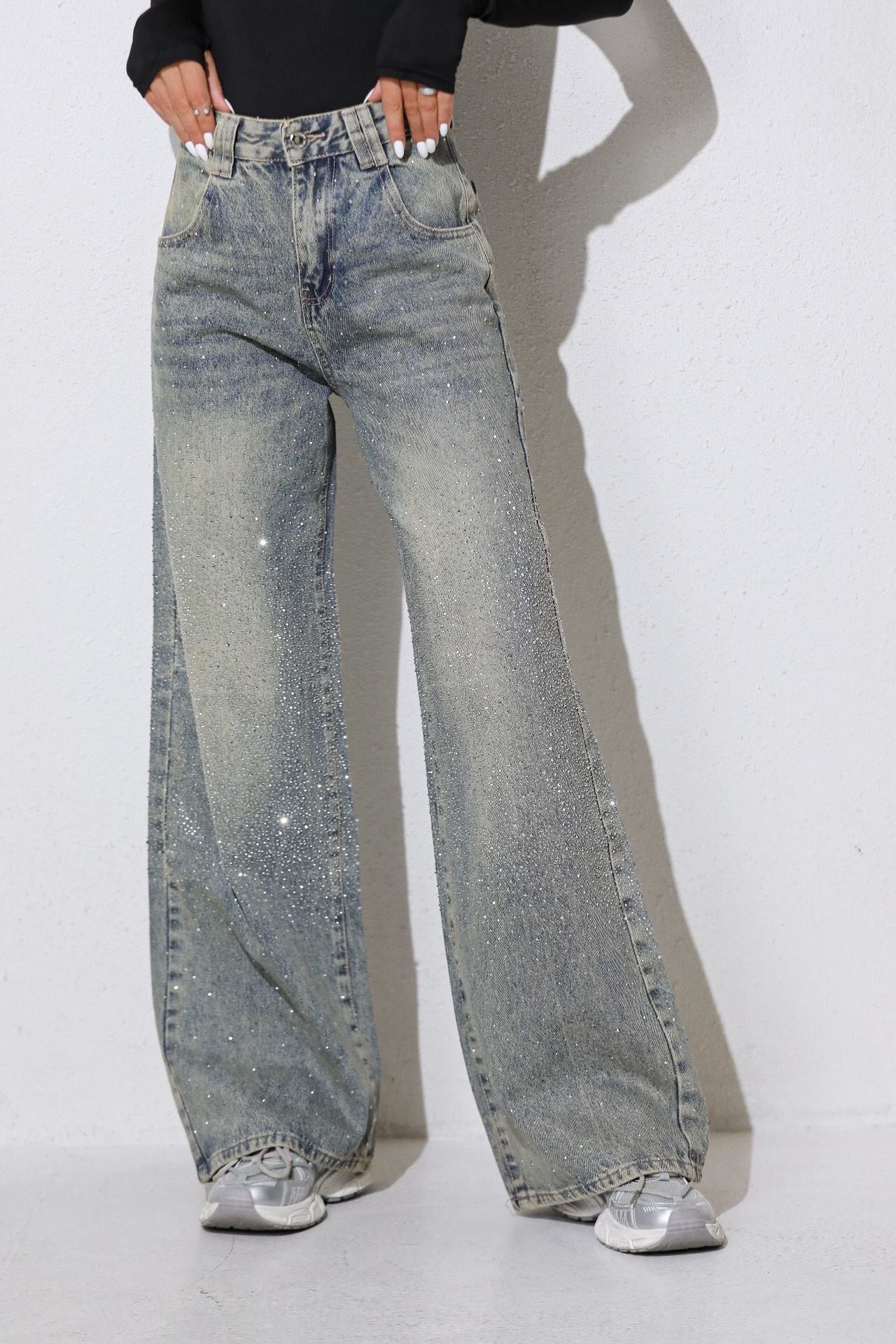 Vaqueros Alix Sparkle - Azul vintage