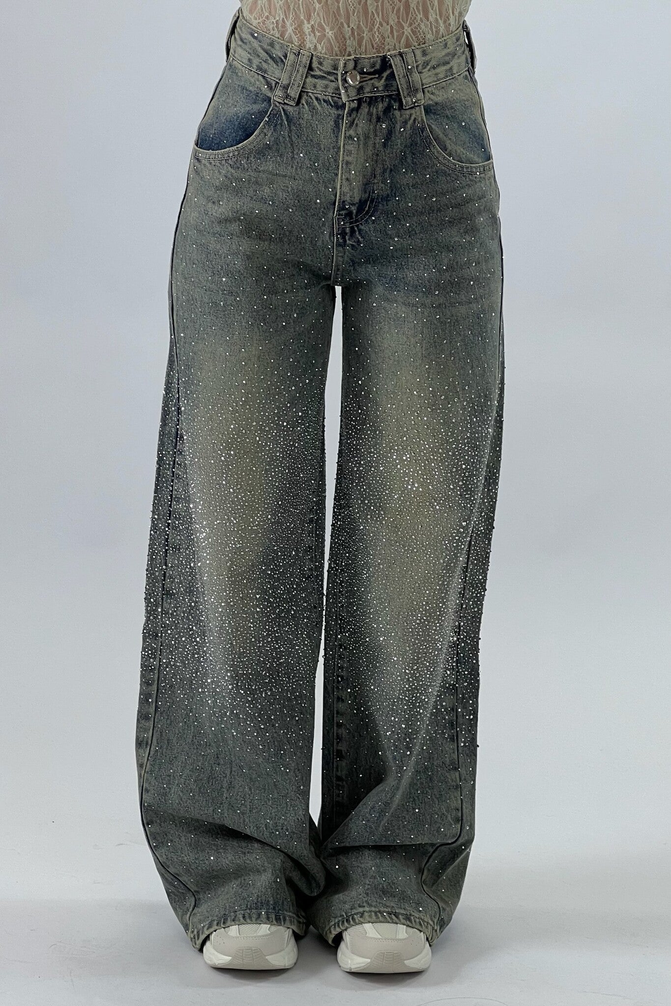 Vaqueros Alix Sparkle - Azul vintage