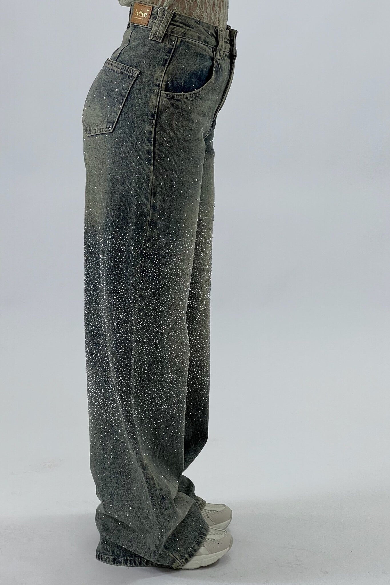 Vaqueros Alix Sparkle - Azul vintage