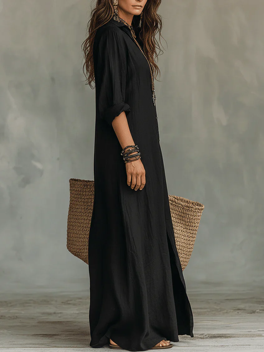 Nour Lopez | Elegante vestido largo de verano