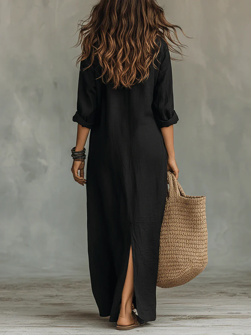 Nour Lopez | Elegante vestido largo de verano