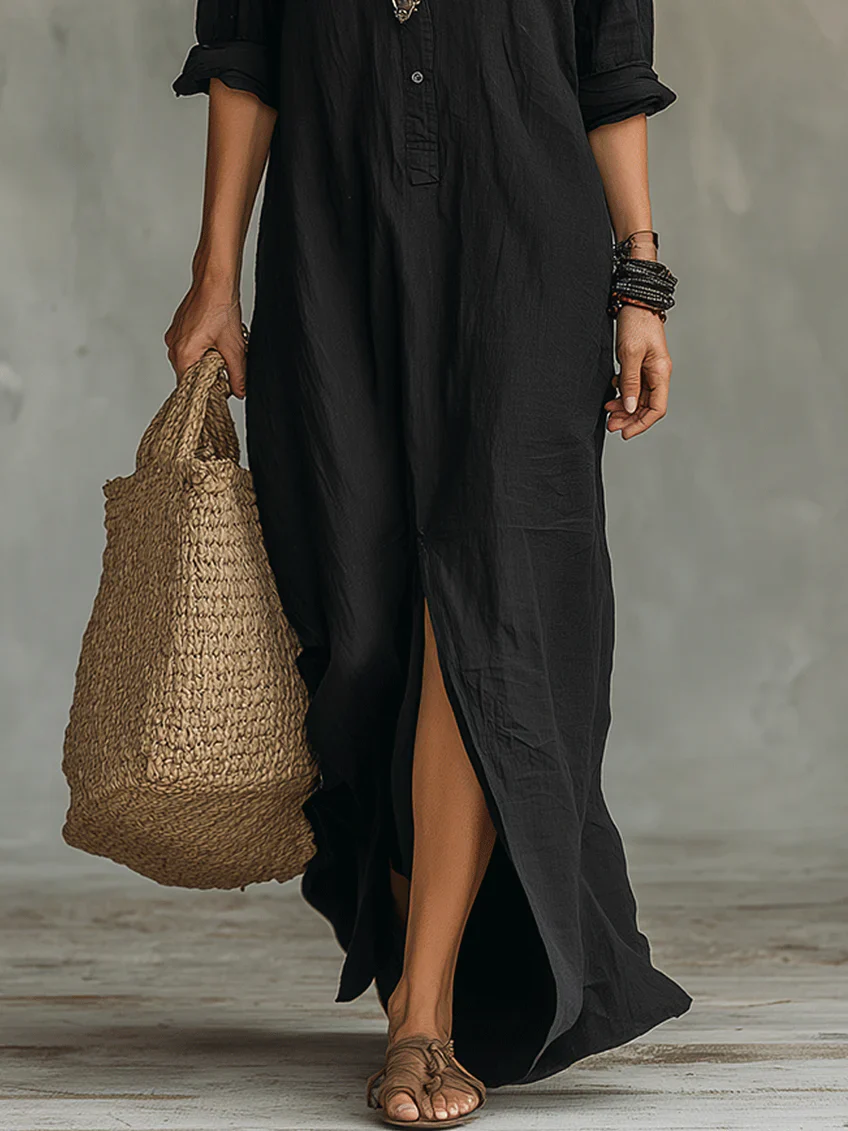 Nour Lopez | Elegante vestido largo de verano