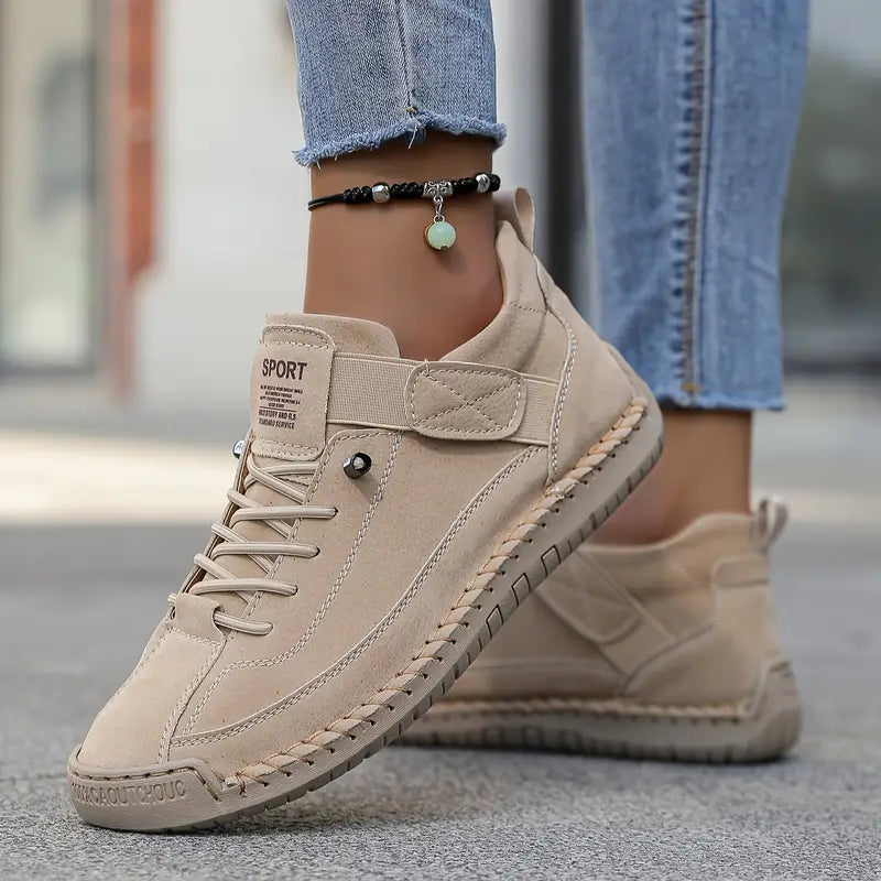 Kevara – Punta ancha de cuero, zapatos