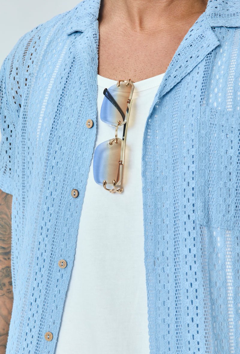 Gafas de sol Talla Única Marrón Azul