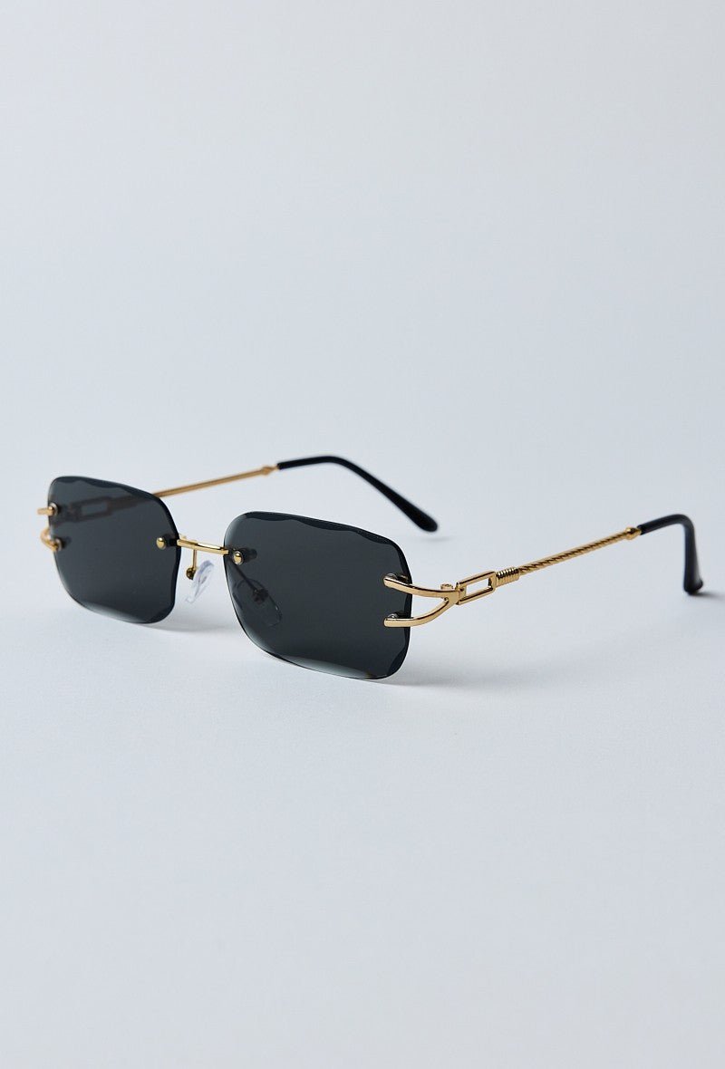 Gafas de sol Talla Única Oro Negro